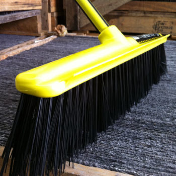 Gorilla Broom: Cleans rough surfaces effectively with ease.