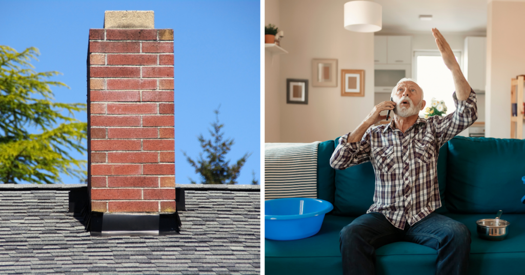 How to Fix a Roof Leak Around a Chimney