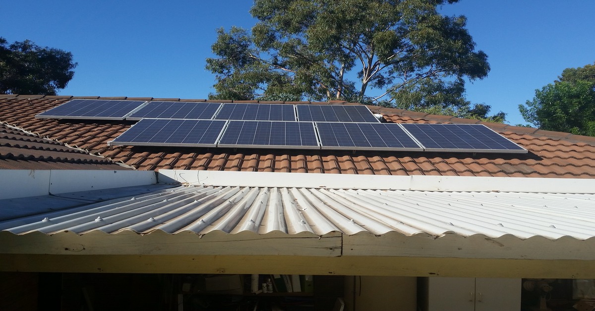 Solar Panels on Residential Roof