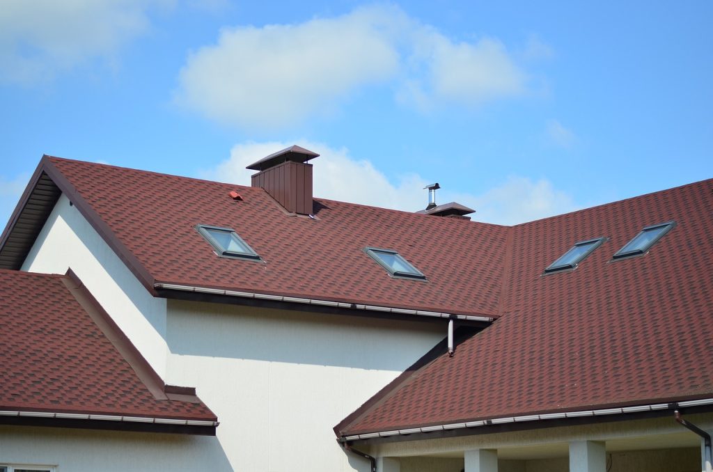 Red Roof of House